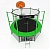 Батут с баскетбольным кольцом I-JUMP BASKET 14ft зеленый